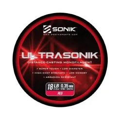 Sonik Ultrasonik Monofilament Red 0.35mm 975m