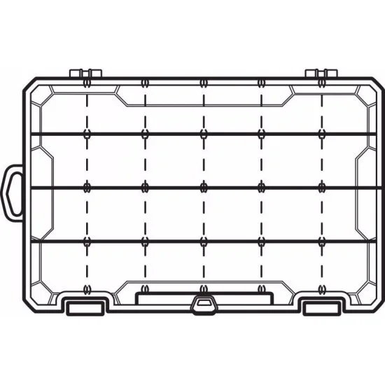 Flambeau Tuff Tainer Aufbewahrungsbox Transparent Mit Zerust 4007PD4 27,9 X 18,4 X 4,5 Cm – Bild 4