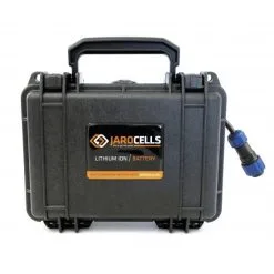 Jarocells Pelican 2050 Portable Storm Mini Case Schwarz Hohe Kapazität 12V28Ah