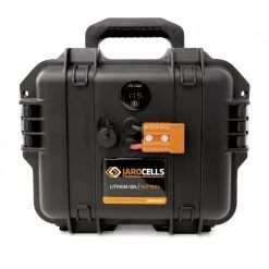 Jarocells Pelican 2050 Portable Storm Case Schwarz Hohe Kapazität 12V56Ah