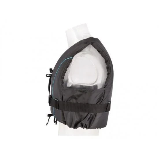 Besto Dinghy Zipper All Black-Aqua Striping 40N M – Bild 2