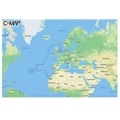 C-Map Entdecken Sie Mittel- Und Westeuropa