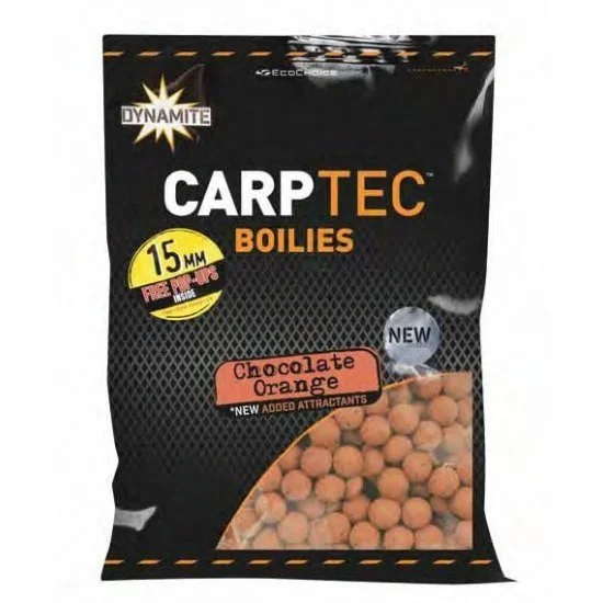 DYNAMITE BAITS Dynamite CarpTec Boilies Chocolate Orange 1,8kg 15mm