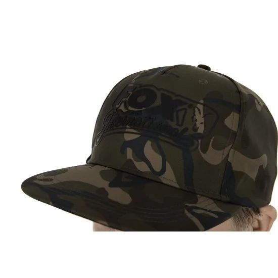 Snapback-Kappe Mit Flachem Schirm Von Fox In Camo-Optik – Bild 4