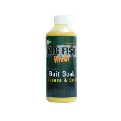 DYNAMITE BAITS Dynamite Big Fish River Liquid Soak Cheese And Garlic 500ml