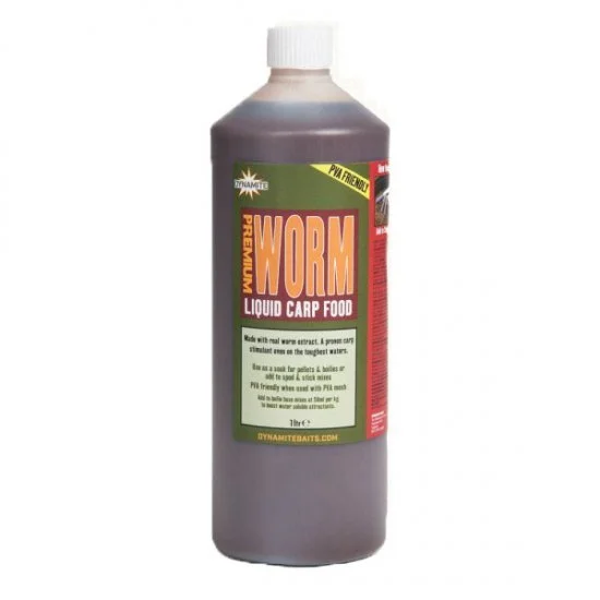 DYNAMITE BAITS Dynamite Premium Worm Liquid Carp Food 1L – Bild 2