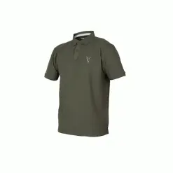 Fox Collection Green And Silver Polo Shirt