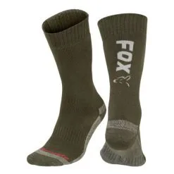 Fox Green Silver Thermolite Long Socks