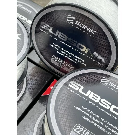 Sonik Subsonik Monofilament Clear 0.28mm 3000m – Bild 5