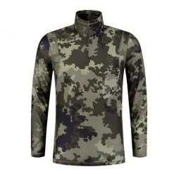 Korda Kool Quick Dry LS Zip Neck Camo