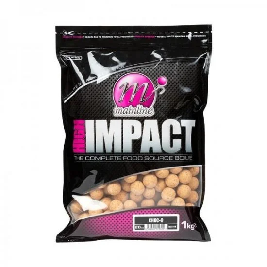 Mainline High Impact Boilies Choc-O 15mm 1kg