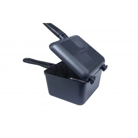 RidgeMonkey Connect Deep Pan & Griddle Standard-Granit-Edition – Bild 2