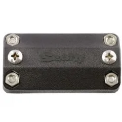Scotty Rail Mounting Adapter Square And Round Black