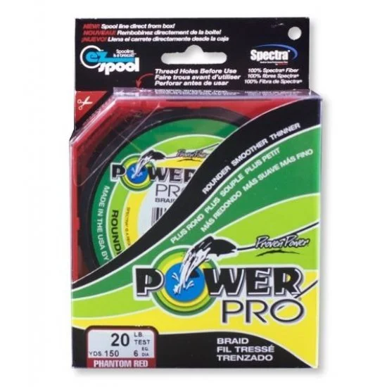Shimano Power Pro Braided Line Vermillion Red 0.15mm 2740m