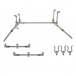 Solar Tackle Solar P1 Compact Worldwide Pod 3 Stangen Verstellbares Kit Komplett