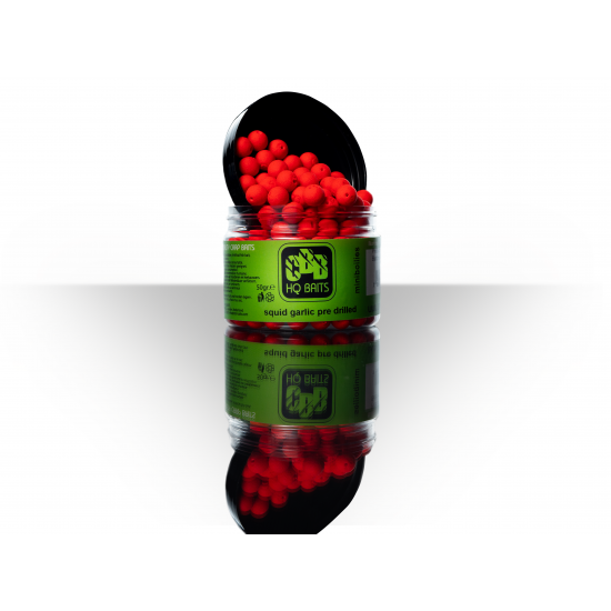 CBB Baits CBB Squid Garlic Robin Red Mini Boilies 9mm 50gr