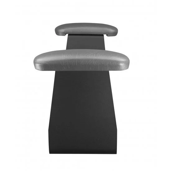 Tempress DLX Pulverbeschichtete Schwarze Armlehnenhalterung Mit Schwarzen Polstern – Bild 2