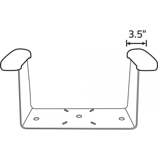 Tempress DLX Pulverbeschichtete Schwarze Armlehnenhalterung Mit Schwarzen Polstern – Bild 7