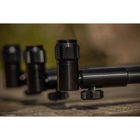 Solar Tackle Solar Black-Lite Pro-Loc Adjustable 2 Rod Buzzer Bar Front – Bild 4