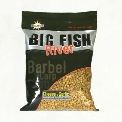 DYNAMITE BAITS Dynamite Big Fish River Pellets Cheese And Garlic 4-6-8mm 1.8kg
