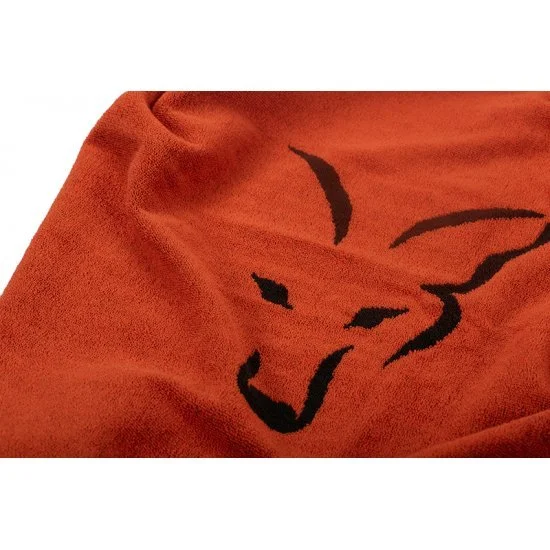 Fox Beach Towel Black And Orange – Bild 3