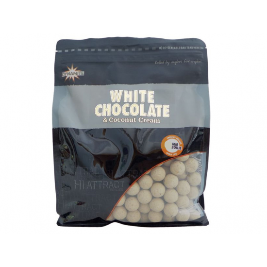 DYNAMITE BAITS Dynamite White Choc And Coconut Boilies 20mm 1kg