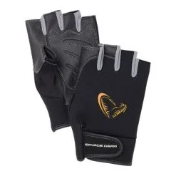 Savage Gear Neoprene Half Finger Black