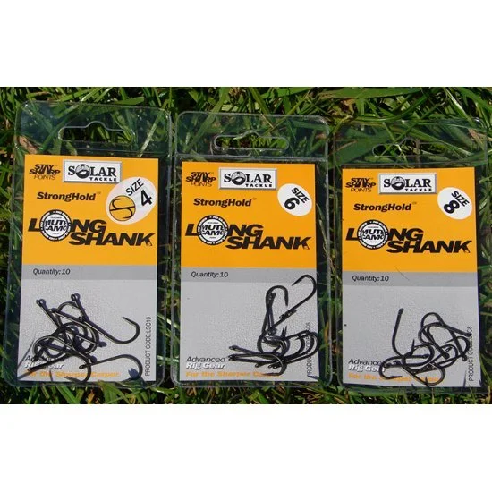 Solar Tackle Solar Stronghold Longshank Hook Size 1 X 10 Per Pack – Bild 4