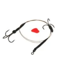 Fox Rage Predator Twin Treble Trace 50cm Size 4